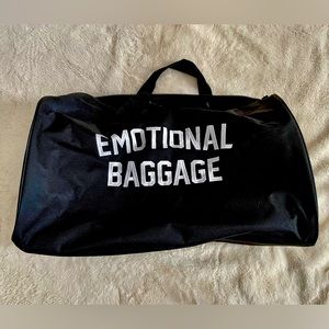 Assholes Live forever emotional baggage duffel bag brand new